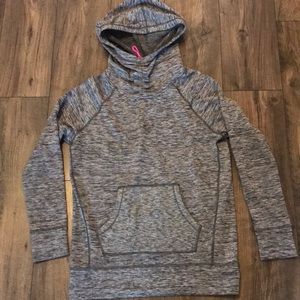 Andrew Marc hooded sweatshirt with cowl neck